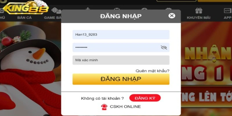 Hướng dẫn mọi khách hàng cách đăng nhập King88 mới nhất